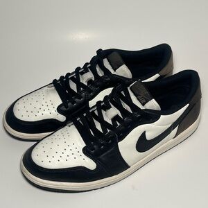 Air Jordan 1 Retro Low OG Sail/Black Dark Mocha Men's Size 13 CZ0790-102